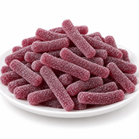 Bonbons Gommeux aux Fruits, Sucrés et Acidulés, OEM Halal, Logo Personnalisé, Vente en Gros, Fabricant de Bonbons en Marque Blanche