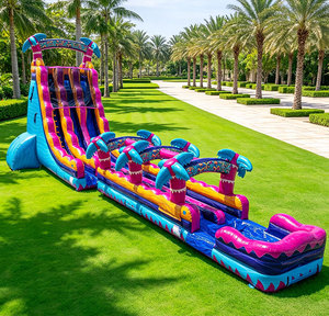 Toboggan <span class=keywords><strong>aquatique</strong></span> géant double usage en bâche PVC pour extérieur, <span class=keywords><strong>parc</strong></span> <span class=keywords><strong>aquatique</strong></span> gonflable Castillo Inflable Con <span class=keywords><strong>Tobogan</strong></span> Grande - Product Image 4