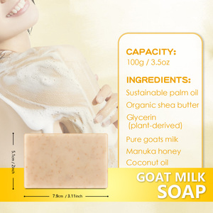 Jabón <span class=keywords><strong>de</strong></span> Leche <span class=keywords><strong>de</strong></span> Cabra Natural a <span class=keywords><strong>Precio</strong></span> <span class=keywords><strong>de</strong></span> Fábrica, Barra para Cara y Cuerpo, Vegano, Aclarante, Cuidado <span class=keywords><strong>de</strong></span> la Piel, Jabón Artesanal <span class=keywords><strong>de</strong></span> Leche Natural para Baño - Product Image 6