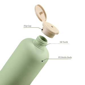 Biểu Tượng Tùy Chỉnh Flip-Top Dầu Gội Chai 200Ml 260Ml 300Ml 400Ml 500Ml Vòng Màu Xanh Lá Cây Rửa Cơ Thể Chai Sinh Thái Thân Thiện Với Dầu Gội Chai - Product Image 6