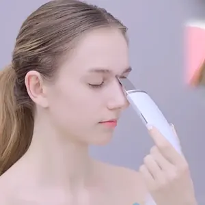 Espátula para limpeza facial, mini espátula sem fio portátil para limpeza profunda da pele, lifting facial