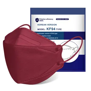 Máscara de proteção KF94-mask descartável wankang, máscara de kf94máscara coreana para proteção diária