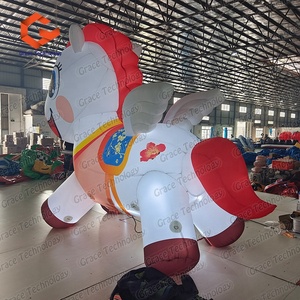 Mascota Inflable de Dibujos Animados Personalizada del Año Nuevo del Caballo para el Festival de Primavera, Fiesta o Evento, Poni y Caballo Inflables - Product Image 4