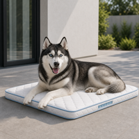 Gestepptes Outdoor-Hundebett mit Stabiler Unterstützung und Rutschfester Basis für Hütte, Veranda, Golden Hour und Große Hunde, Maßanfertigung OEM