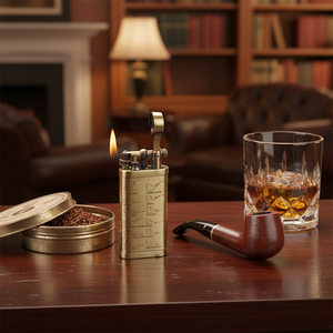 Briquet portable à flamme douce rechargeable au gaz <span class=keywords><strong>butane</strong></span> en alliage de zinc bronze classique JIFENG JF-003 - Product Image 4