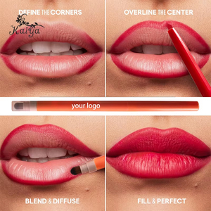 MLM Vegan Waterproof Matte <b>Lip</b> Liner Liquid <b>Lip</b> Gloss Cruelty Free Smudge Proof High Color Retention <b>Lip</b> Kit <b>lip</b> pencil - Product Image 5