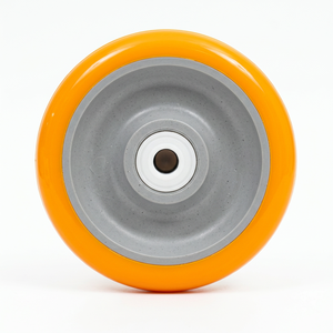 3 <span class=keywords><strong>4</strong></span> 5 Zoll Einzelnes Trolley-Rad mit PU Nylon PP Gummi TPR 75 100 125mm Gusseisen und Polyurethan Material - Product Image 1