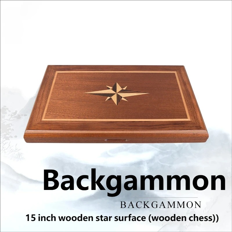 15 inch wooden star face-wooden chess
