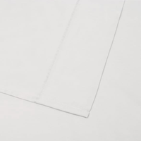 Ensemble de draps de lit 100% coton 500 fils bon marché ensemble de literie Queen King Size