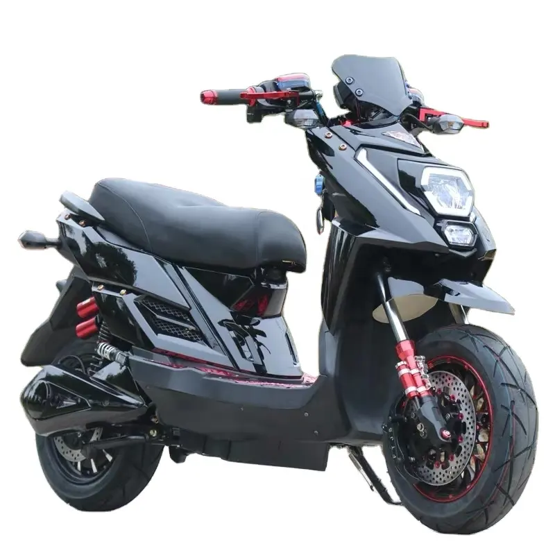 Güçlü güç 1500/2000w elektrikli moped spor elektrikli yol motosiklet 60/72v düşük fiyatlı elektrikli scooter en iyi elektrikli motosiklet