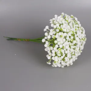Fleurs décoratives en plastique Gypsophila pour la maison, arrangement floral artificiel pour salon, Babybreath artificiel - Product Image 5
