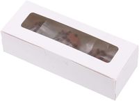 Boîtes à macarons pour 6 à 10 macarons, 8x3x2 pouces, emballage pour macarons, pour la pâtisserie maison, blanc