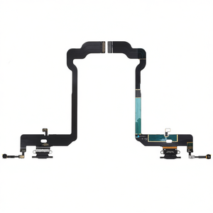 ขั้วต่อสายชาร์จแบบไลท์นิ่งของแอปเปิ้ล ไอโฟน XS และสายเคเบิลไมโครโฟนแบบยืดหยุ่น สีดำ - Product Image 2