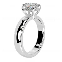 Bague en argent sterling 925 MUSHAN, sertie de diamants moissanite couleur D 2ct 3ct, pour femmes, bijoux de luxe fins s925.