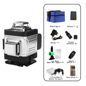 4D 16-Line Green Laser Level Industrial Grade Wall And Floor Mounter Line Projector - Product Image 2