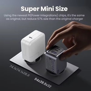 Cargador USB C UGREEN Nexode Pro de 65 W, 3 Puertos, Mini, Compacto, Plegable, PPS GaN Tipo C, Carga Rápida, Cargador de Pared para <span class=keywords><strong>MacBook</strong></span> <span class=keywords><strong>iPhone</strong></span> - Product Image 2