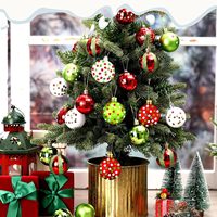 Kunststoff Weihnachts ball Anzug Weihnachts baum Anhänger Einkaufs zentrum Urlaub Dekorationen Weihnachts ball Box
