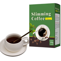 Café minceur chinois personnalisé au chocolat pour la perte de poids, café amincissant naturel, emballage en sachet marque privée