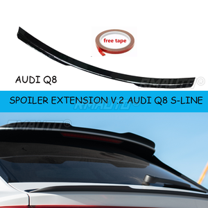 Spoiler de coffre style Maxton compatible avec Audi Q8 S-line 2018- - Product Image 1