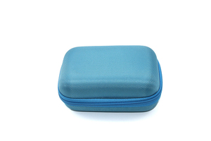 Étui à lunettes personnalisé bleu clair, confortable, durable, résistant aux chocs, en matériau EVA, sac pour Airpods, livraison rapide - Product Image 2