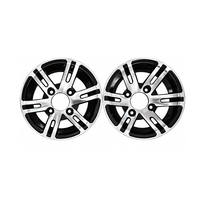 Vente flash - Jantes en alliage ATV de 12 pouces et 14 pouces - Ensemble de roues en aluminium 14x6 à l'avant et 14x7 à l'arrière pour quad, buggy, kart