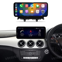 Pemutar DVD mobil layar sentuh, Voyeego 12.3 inci 8 + 64GB Android 13 Carplay DVD GPS Radio Multimedia untuk Kelas B W246 2011-2018