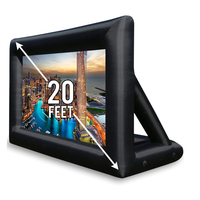TPU Eco Foldable Projection Fabric Woven Base Outdoor Inflatable Screen Material