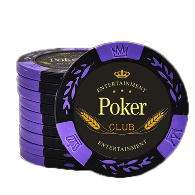 Personnaliser Casino Divertissement Plastique Professionnel Premium Clay EPT Jetons de Poker en Céramique Personnalisés