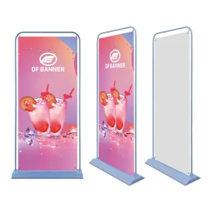 The New Listing Advertising Display Door Shape Banner Stand Outdoor