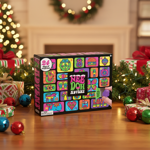 Calendrier de l'Avent Needoh : Boîte Mystère de Jouets à Presser, Coffret Cadeau Squishy pour Enfants, Jouet Anti-Stress Perforateur Surprise - Product Image 5