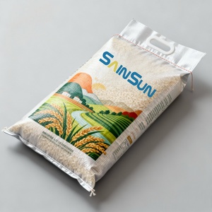 Custom Size and PrintingTraceable Woven Polypropylene Bags 25kg <b>Heavy</b> <b>Duty</b> <b>Sack</b> for Grain Soybeans Rice Flour Storage - Product Image 1