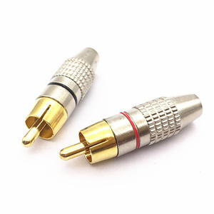 270rca Soldeervrije Lotuskop Audio/Video Plug Video Head Rca Plug Met Comfortabele Grip - Product Image 2