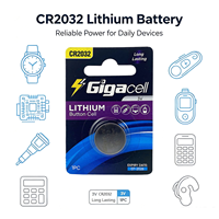 Superventas no recargables 3,0 V Cr2032 pilas de botón de litio baterías de reloj 5 uds/Paquete de ampolla