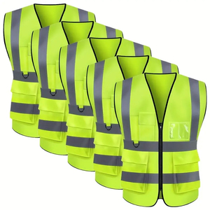 Vêtements de sécurité réfléchissants au prix d'usine, gilet de sécurité pas cher pour les ingénieurs, gilet de sport haute visibilité avec logo personnalisé, gilet de sécurité - Product Image 1
