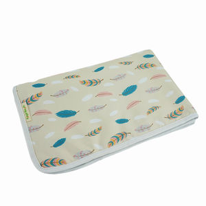 Rectangle personnalisé coton imperméable bébé <span class=keywords><strong>matelas</strong></span> <span class=keywords><strong>à</strong></span> <span class=keywords><strong>langer</strong></span> de bébé portatif changeant tapis - Product Image 3