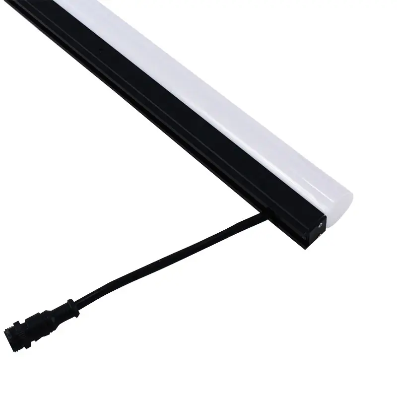 DMX LED guardrail 3047 tube profile digital tube outline light aluminum base PC shell