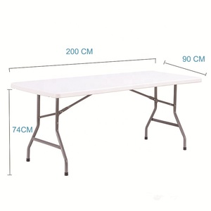 Robuster Klappbarer Kunststoff-Bartisch Quadratischer Stehtisch für Cocktailpartys Outdoor und Veranstaltungen - Product Image 2