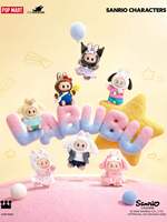 100% Authentique Pop Mart The Monsters Personnages Sanrio Pendentif en Vinyle et Peluche Boîte Mystère Cadeau Surprise