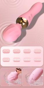<span class=keywords><strong>2025</strong></span> Nieuwe <span class=keywords><strong>Sex</strong></span> Lady Masturbatie Seksproducten Siliconen Waterdichte Magie Av Wand Massager Verwarming Seks Vibrators Voor Vrouwen - Product Image 4
