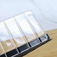 Barquette jetable triangulaire en PET pour pain, crème, gâteau, sandwich, avec couvercle transparent, emballage alimentaire de qualité alimentaire, pour boulangerie, à emporter