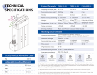 Pince robotique parallèle électrique DH Robotics PGEA-50-26, force 15-50N, course 26mm, aluminium, 24VDC, Plug & Play, automatisation industrielle