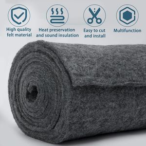Couverture isolante multi-usages en feutre, couverture isolante acoustique pour tuyaux, appareils électroménagers, murs, sols, greniers, toits - Product Image 3