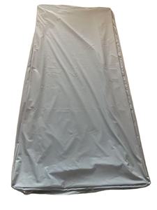 Hôpital bleu PU fermeture éclair imperméable sans vinyle PU punaise de lit fermeture éclair protège-matelas couverture - Product Image 2