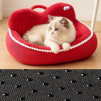 SUREWALHOME Lit pour animaux de compagnie moelleux et confortable, canapé pour chien rectangulaire, coussin de sol pour animaux de compagnie avec base antidérapante
