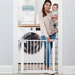 पालतू गेट कोई ड्रिलिंग दरवाजा सीढ़ियों के लिए उपयुक्त नहीं है, ऑटो बंद के साथ संकीर्ण और चौड़े दरवाजे, कुत्ते पिल्ला बच्चे के लिए आसान स्थापना - Product Image 2