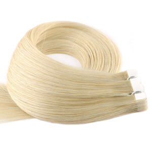KSWIGS Wholesale High Quality Mini Tape Hair Extensions Full Cuticle Unprocessed Virgin Human Hair Color Available - Product Image 3