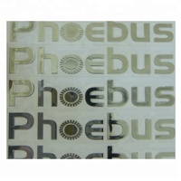 Etiqueta de Impresión de Logotipo en Relieve con Letras Metálicas de Níquel con Galvanoplastia 3D Personalizada