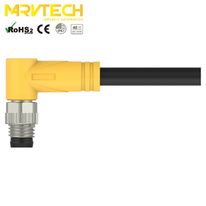 ขั้วต่อสายไฟฟ้าแบบกันน้ำ Marvtech ชนิดตัวผู้ตัวเมีย แบบมุมฉาก  สำหรับสัญญาณเซ็นเซอร์และบัส - Product Image 4