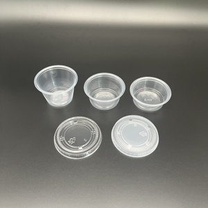 ถ้วยพลาสติกทำซุปใช้แล้วทิ้งขนาด1.5ออนซ์2ออนซ์2.5ออนซ์สำหรับร้านอาหาร - Product Image 3