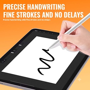 Dual Charging Stylus <b>Pen</b> for iPad 494 Magnetic Wireless Bluetooth Type-C Palm Rejection Tilt Sensor Battery Display White - Product Image 3